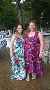 Suzanne and her daughter on Daydream Island